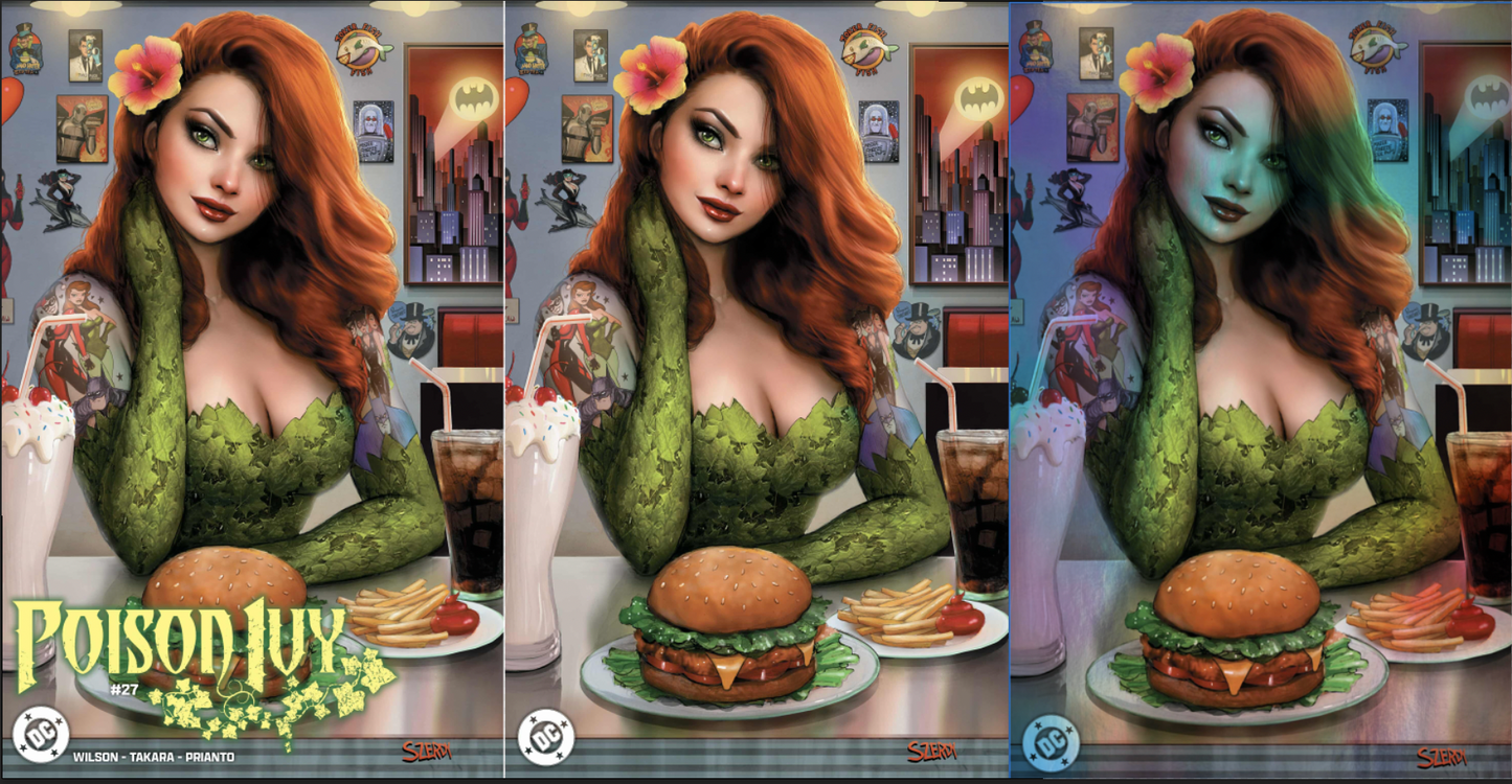 POISON IVY 27 AND HARLEY QUINN 45 CONNECTING DINER SZERDY VARIANTS