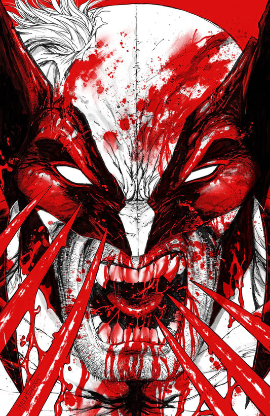 WOLVERINE BLACK WHITE BLOOD 1 TYLER KIRKHAM VIRGIN VARIANT