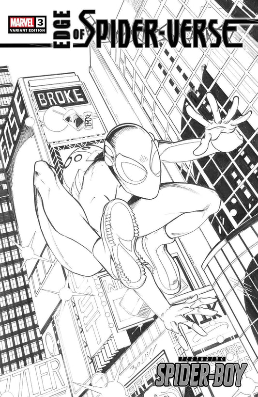 EDGE OF SPIDER-VERSE 3 2ND PTG MARK BAGLEY TRADE DRESS